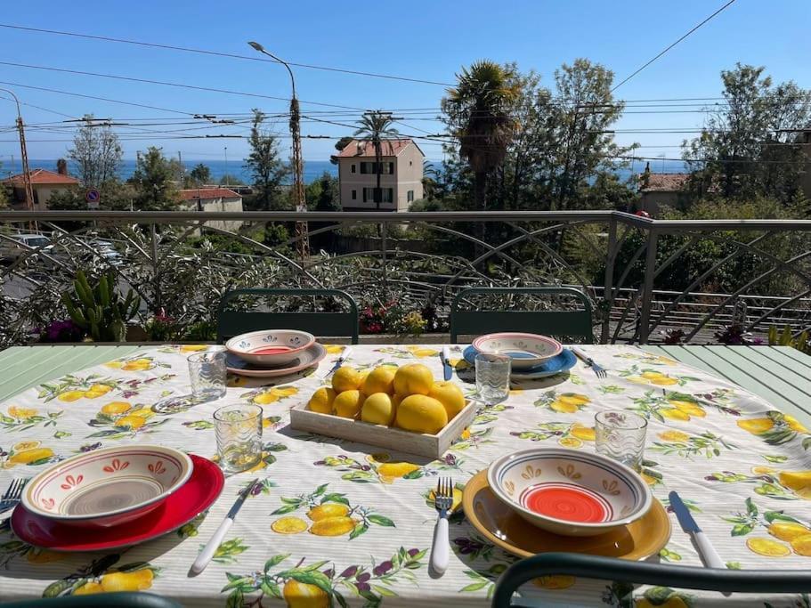 Casa Visconti, Bordighera, Vista Mare Luaran gambar